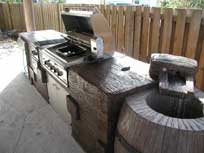 BBQ with Barrel Sink